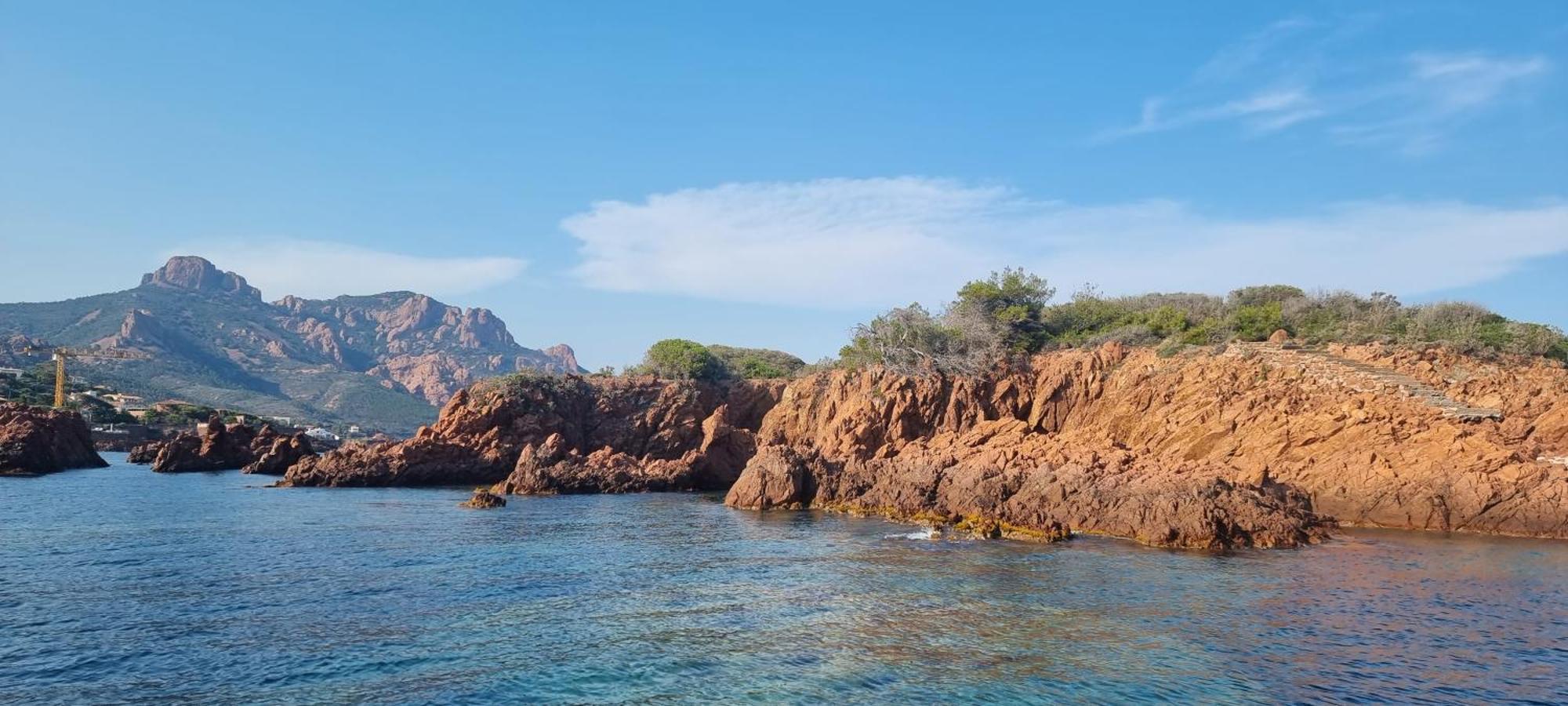 Agay Cap Esterel Le Hameau F2 Clim Plein Sud Dernier Etage Magnifique Vue Mer Saint-Raphaël Exteriér fotografie
