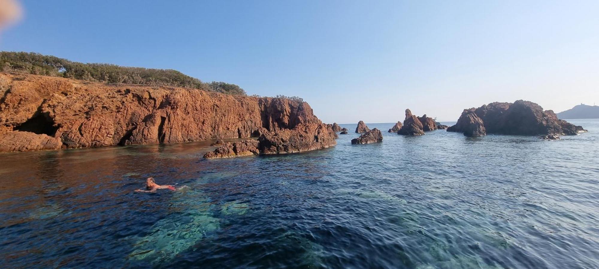 Agay Cap Esterel Le Hameau F2 Clim Plein Sud Dernier Etage Magnifique Vue Mer Saint-Raphaël Exteriér fotografie