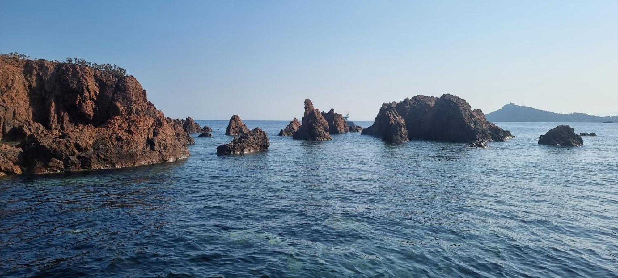 Agay Cap Esterel Le Hameau F2 Clim Plein Sud Dernier Etage Magnifique Vue Mer Saint-Raphaël Exteriér fotografie