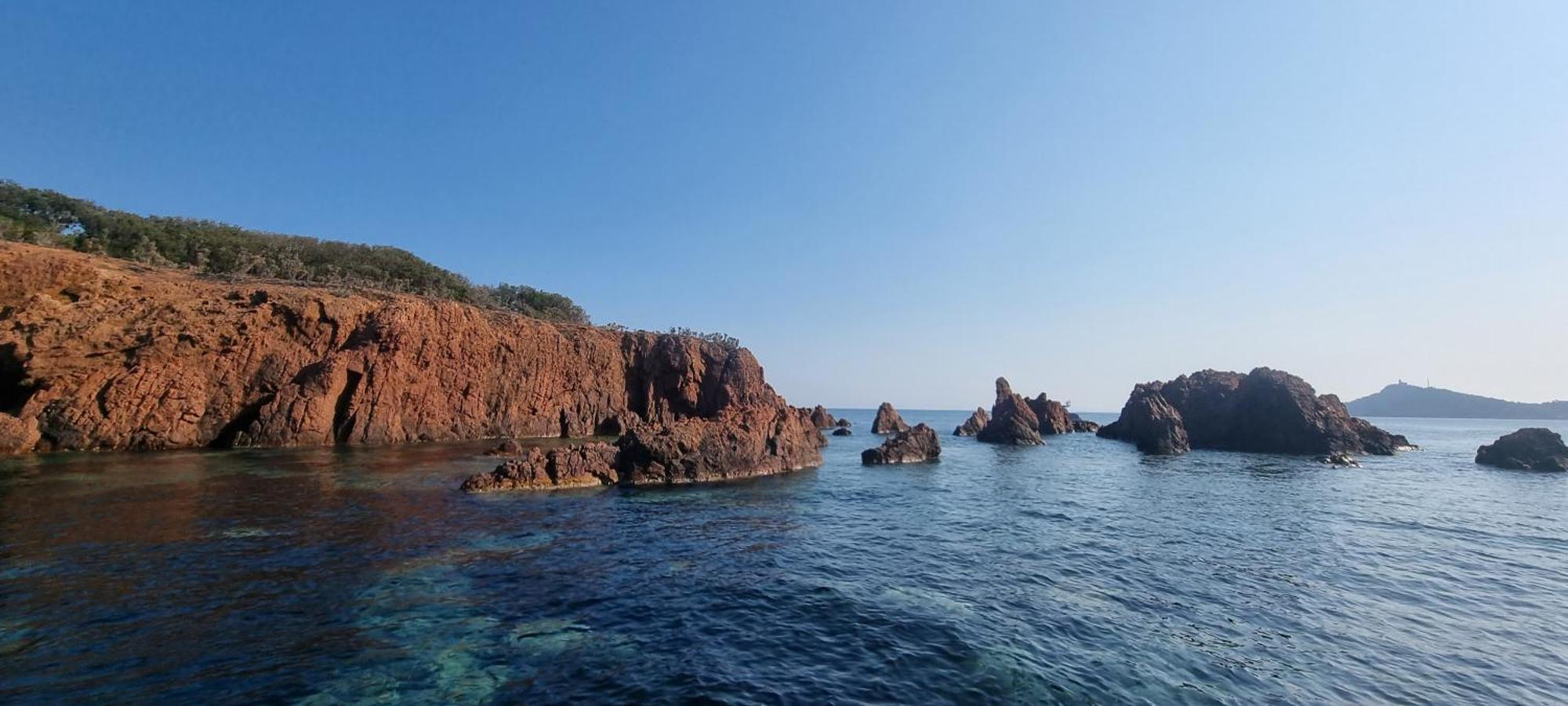 Agay Cap Esterel Le Hameau F2 Clim Plein Sud Dernier Etage Magnifique Vue Mer Saint-Raphaël Exteriér fotografie