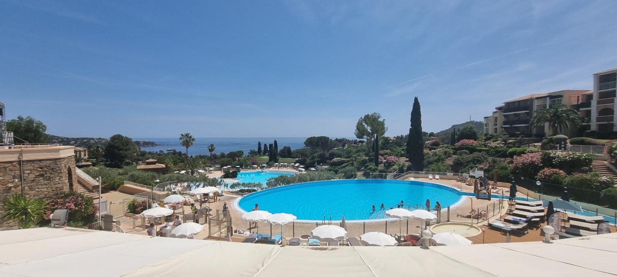 Agay Cap Esterel Le Hameau F2 Clim Plein Sud Dernier Etage Magnifique Vue Mer Saint-Raphaël Exteriér fotografie