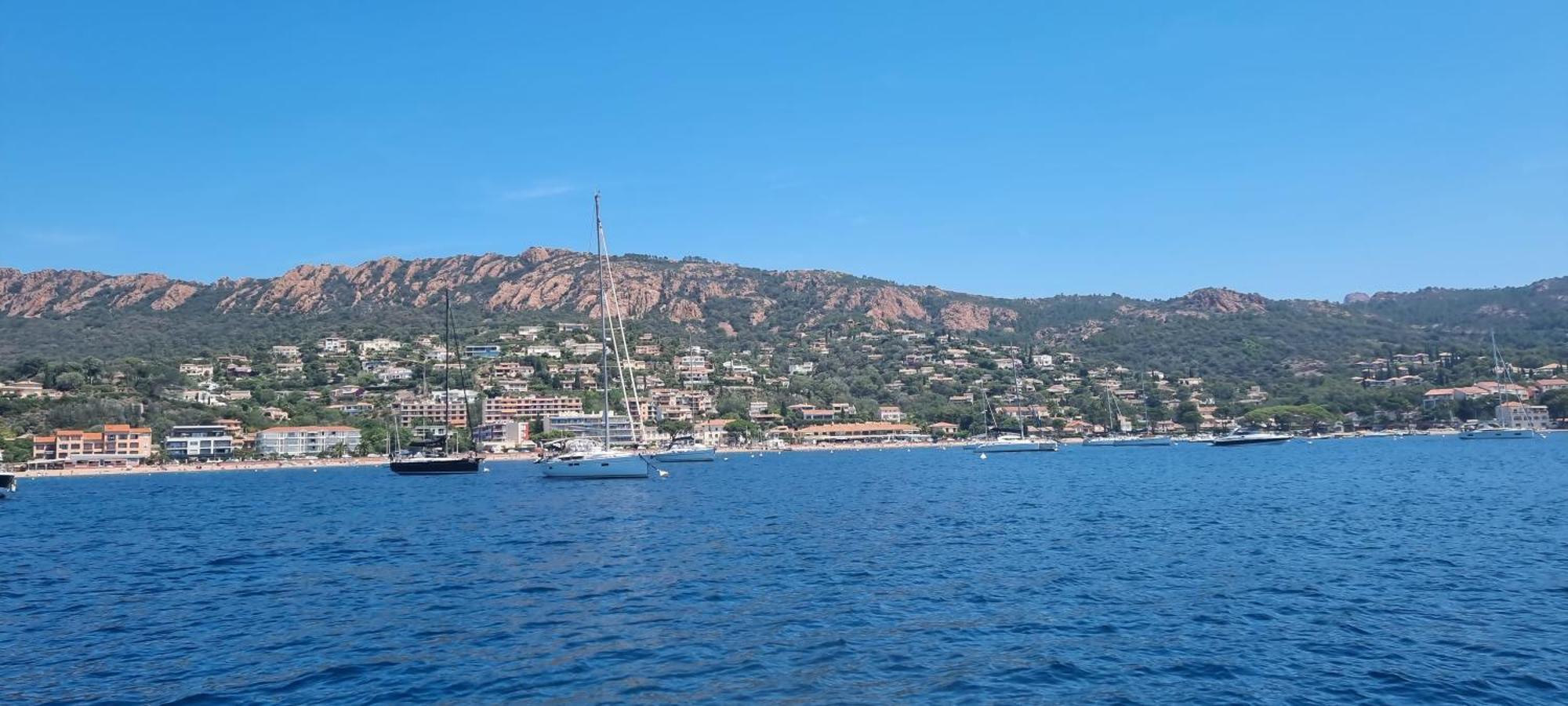 Agay Cap Esterel Le Hameau F2 Clim Plein Sud Dernier Etage Magnifique Vue Mer Saint-Raphaël Exteriér fotografie