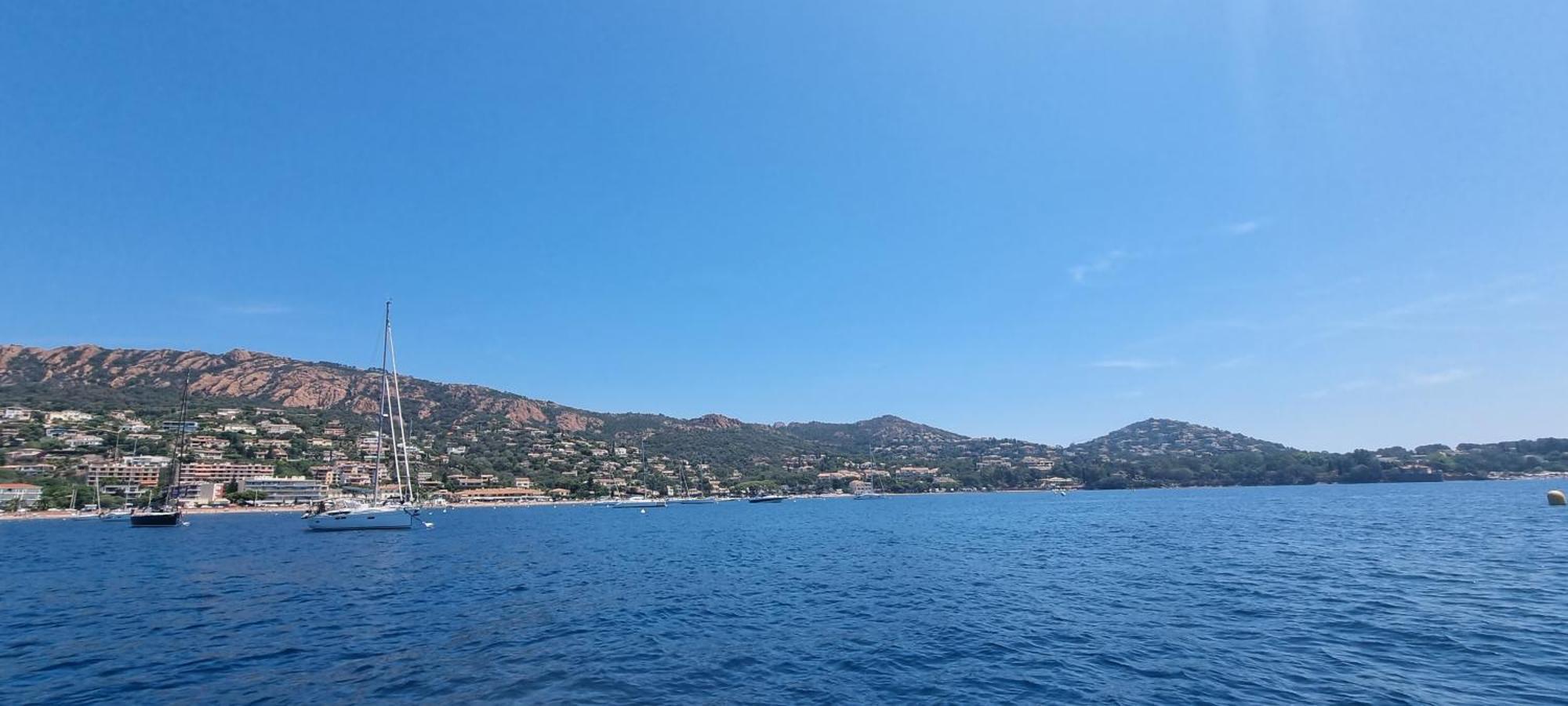 Agay Cap Esterel Le Hameau F2 Clim Plein Sud Dernier Etage Magnifique Vue Mer Saint-Raphaël Exteriér fotografie