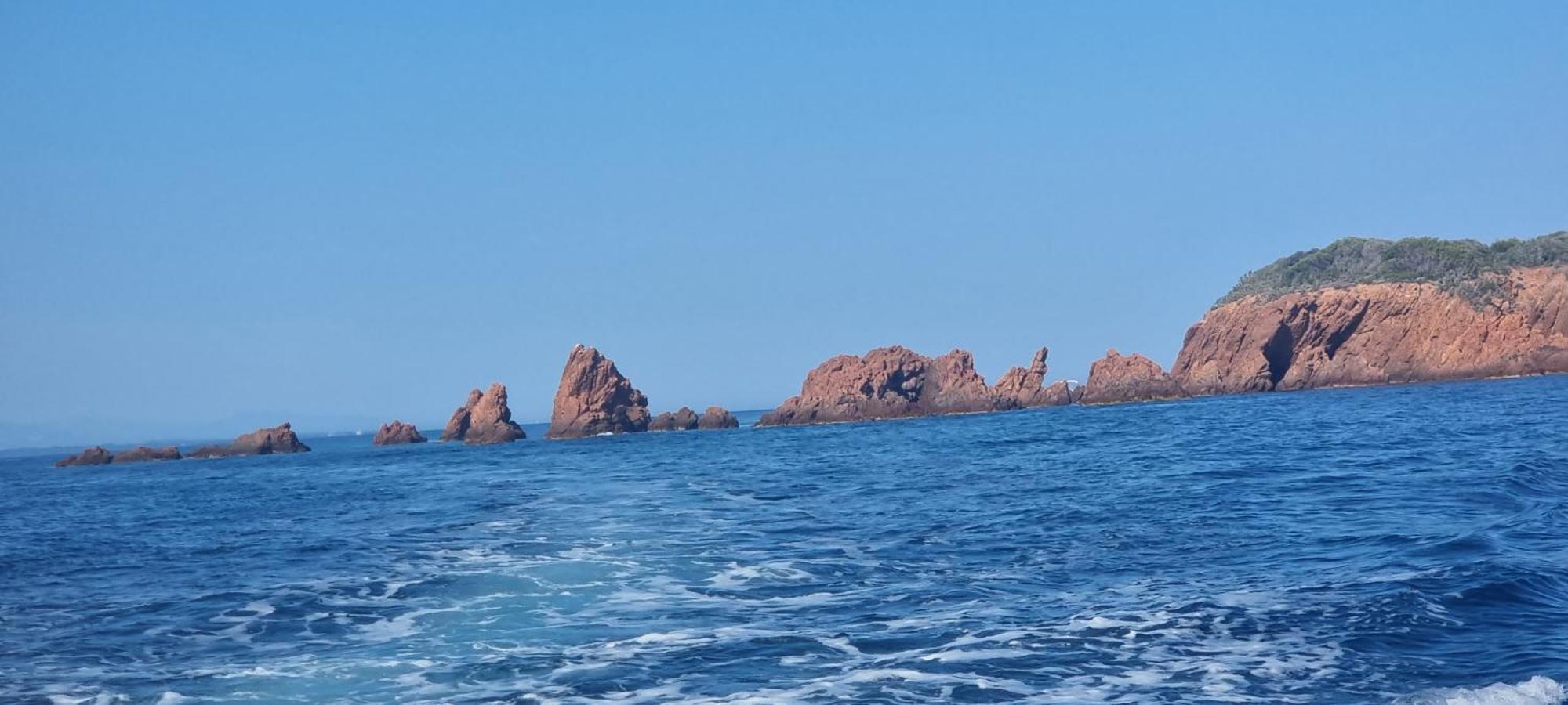 Agay Cap Esterel Le Hameau F2 Clim Plein Sud Dernier Etage Magnifique Vue Mer Saint-Raphaël Exteriér fotografie