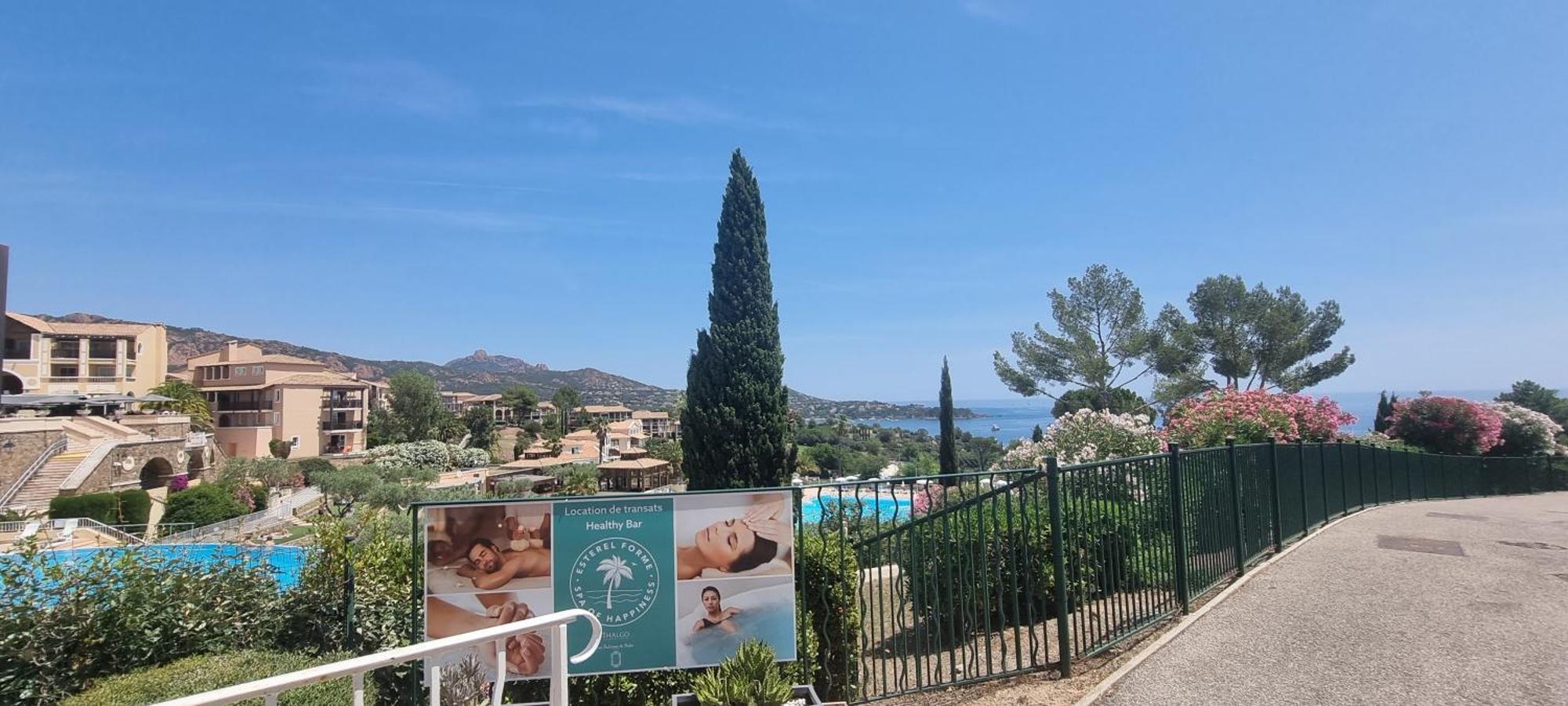 Agay Cap Esterel Le Hameau F2 Clim Plein Sud Dernier Etage Magnifique Vue Mer Saint-Raphaël Exteriér fotografie